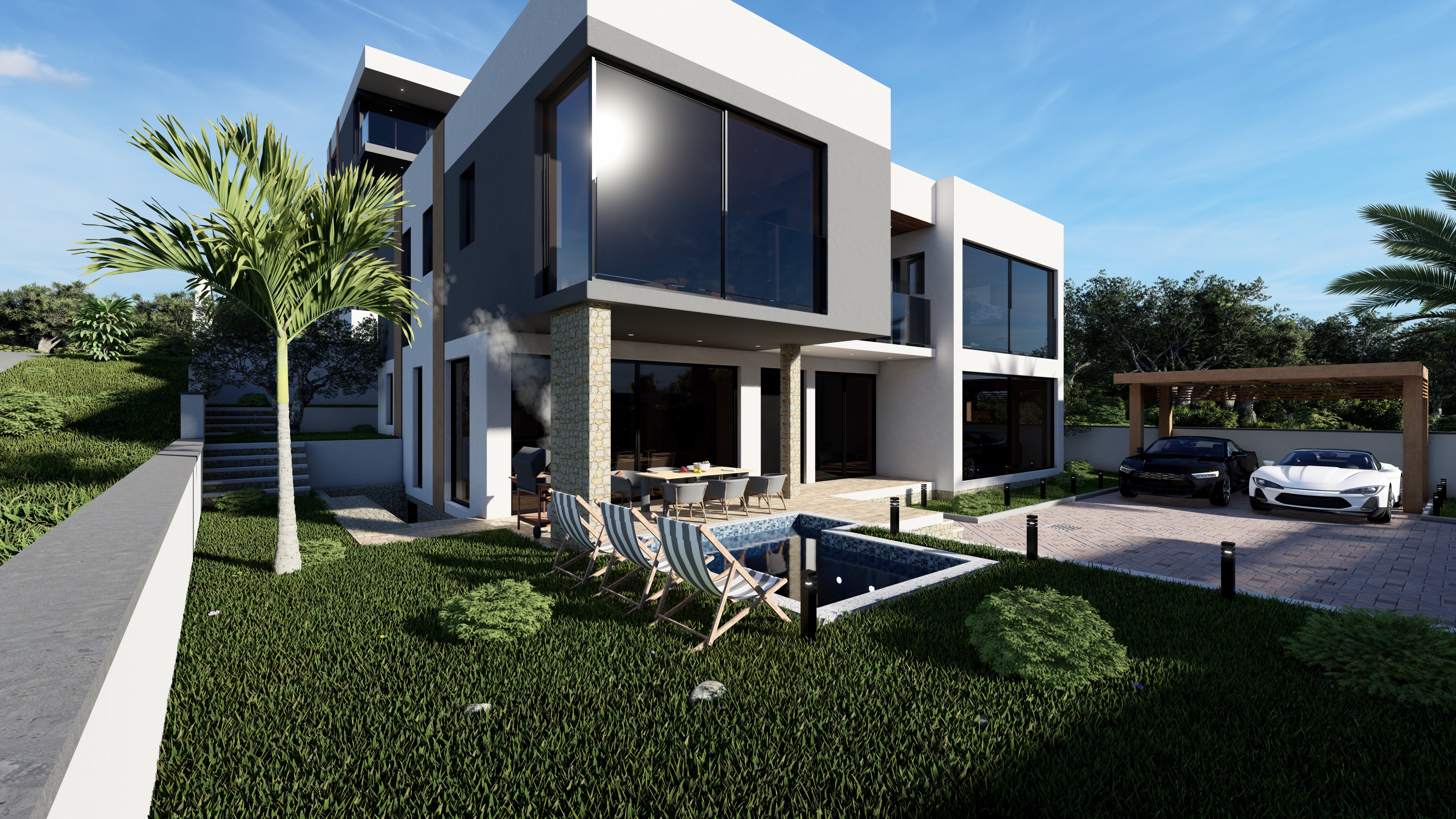 Villa A Front Angle