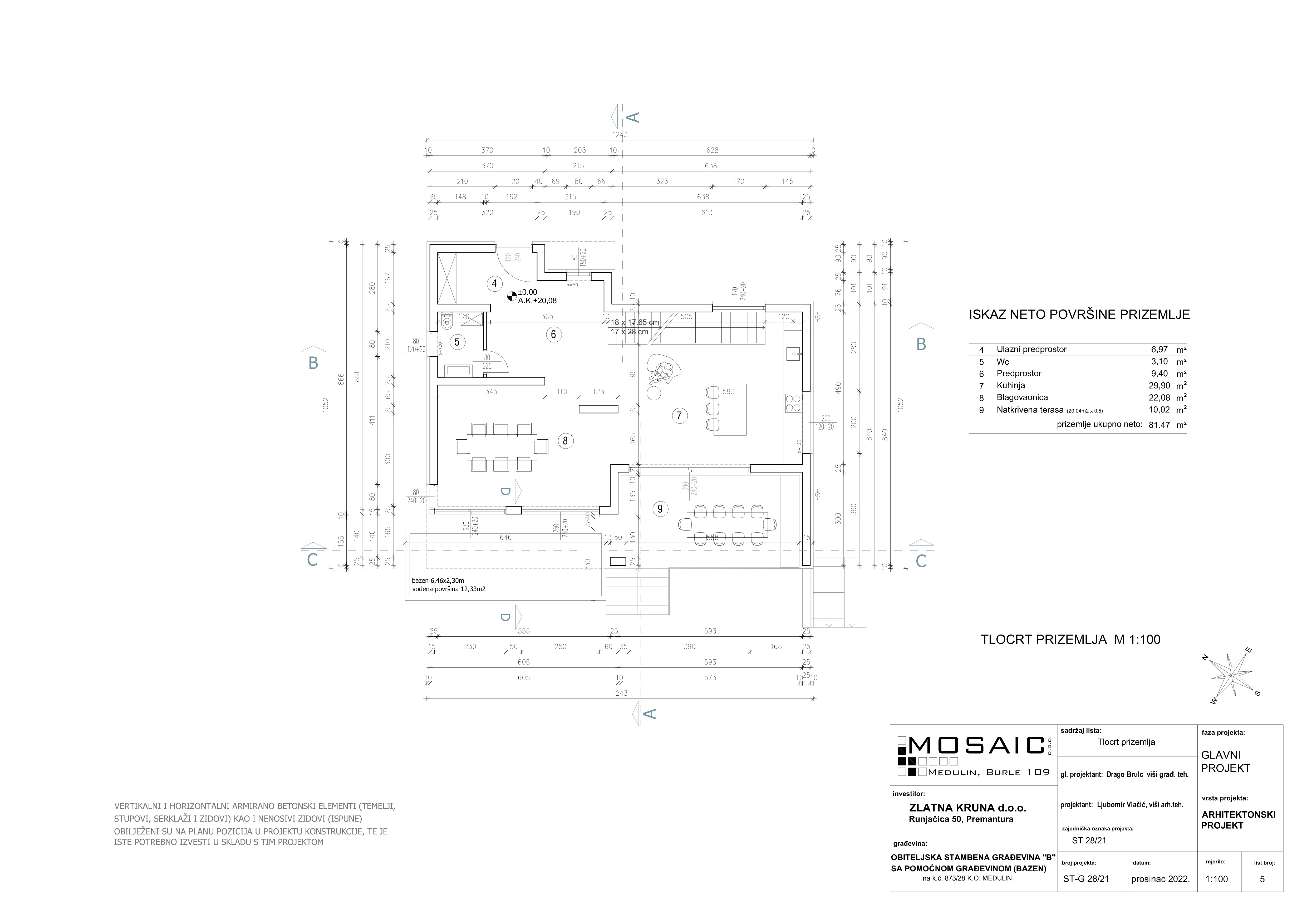 Villa B Second Floor Plan